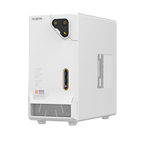 ALSEYE New Computer Case with Micro-ATX Tower with Magnetic Design Dust Filter, Transparent Glass Side Panel