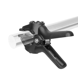 Support universel à mâchoires moyennes avec pince flexible, sans support à tête sphérique, pour fixer les téléphones sur toutes surfaces planes et rails carrés - Product Image 1