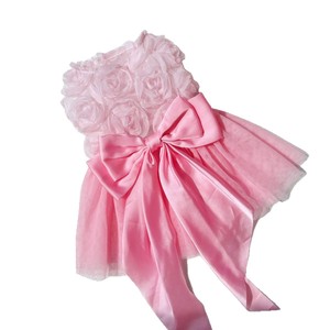Vestido tutú rosa con diseño de mariposa para perros y gatos, corte princesa, cómodo, ropa para mascotas para las cuatro estaciones - Product Image 5