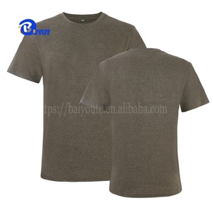BUYUT Heather zeytin Heather erik 35 pamuk 95polyester karışımı Pastel renkler boş Unisex Lady t shirt abd boyutları - Product Image 5