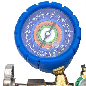 A/C đa dạng đồng hồ đo thiết lập đa dạng Gauge & Hose Set Công nghiệp HVAC Đồng hồ đo