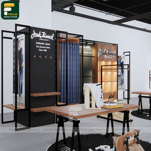 Étagère de présentation de magasin de mode moderne, comptoir de vêtements, vitrine de vêtements, armoire en verre, mobilier commercial - Product Image 3