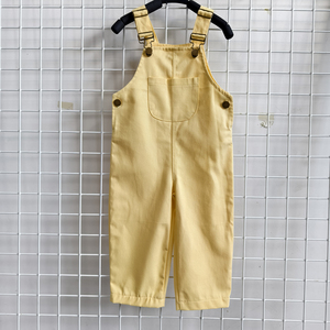 Salopette Diagonale Carina per Bambini, Tutine Primaverili e Autunnali per Bambine, Pantaloni Estivi per Bambini, Salopette Jane in Twill per Bambini - Product Image 4