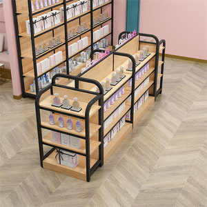 Escaparate de madera Tienda Exhibición Estantes Supermercado Estantería Vitrina Tienda minorista - Product Image 5