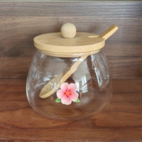 Nouveau design de pot en verre hermétique pour aliments, idéal pour le thé, les bonbons, le rangement de cuisine et l'indispensable pour les fêtes