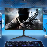 Moniteur de jeu incurvé haute définition de 34 pouces, fréquence de rafraîchissement de 144 Hz, écran ultra large 21:9 IPS, design sans cadre pour une utilisation sur ordinateur de bureau