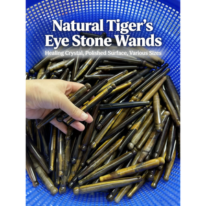 Outils <span class=keywords><strong>Gua</strong></span> <span class=keywords><strong>Sha</strong></span> en cristal naturel, masseur corporel en pierre œil de tigre, stylo pour points d'acupuncture, rouleau facial pour la relaxation - Product Image 3