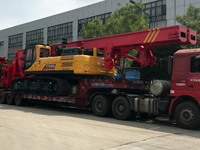 Plate-forme de forage hydraulique sur chenilles à moteur diesel de marque supérieure en Chine YTR200D Max.80m profondeur perceuse rotative pompe à moteur à vendre