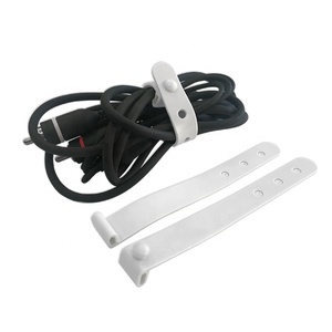 Bandes de fixation réglables en <span class=keywords><strong>caoutchouc</strong></span> de silicone avec organisateur de câbles en silicone perforé - Product Image 5