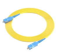 Fiber Patch Cord SC LC UPC APC 1m Single Mode LSZH 2.0mm 3.0mm Yellow