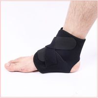 Attelle de cheville en silicone, spandex et nylon, ajustable, respirante, en néoprène, pour la protection de la cheville – Meilleure vente