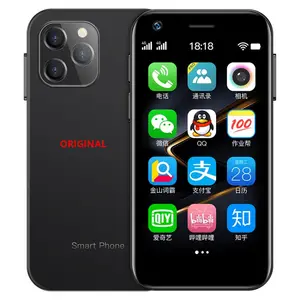 उच्च गुणवत्ता SOYES XS12 4G मिनी कार्ड स्मार्ट फोन 3GB + 64GB 3.0 इंच काम एंड्रॉयड 9.0 ट्रैक्टर कोर दोहरी सिम मोबाइल फोन