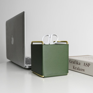 Hot-bán mỹ phẩm điều khiển từ xa Key lưu trữ máy tính để bàn PU da Khay đa chức năng lưu trữ hộp bàn tổ chức - Product Image 2