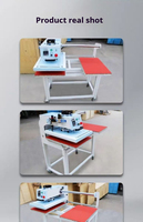 Machine de transfert de chaleur numérique pour T-Shirt 38*38 Imprimante à plat Presse manuelle semi-automatique pour vêtements Équipement thermocollant