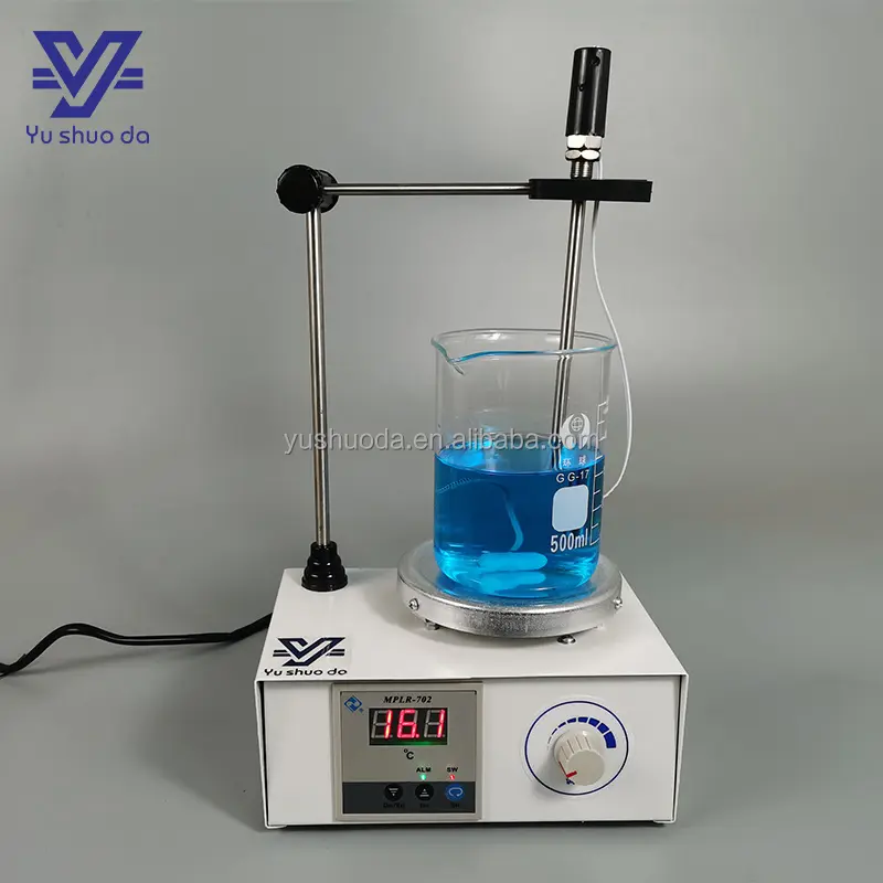 Led Display Laboratorium Magneetroerder Met Hete Plaat Magnetische Kookplaat Stirrer