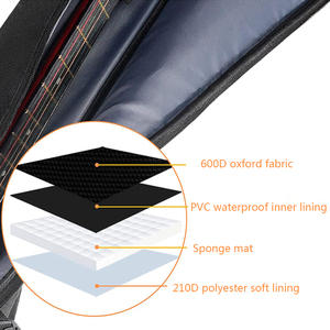 Pour guitare acoustique, usine, personnalisé, Instrument Portable, Performance, sac de rangement, étui de guitare EVA - Product Image 4