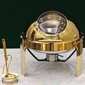 Sang Trọng Sưởi Ấm Khách Sạn Ăn Sáng Bếp Thép Không Gỉ Tự Phục Vụ Ăn Uống Tự Chọn Với Đầy Đủ Lật Thiết Kế - Product Image 3