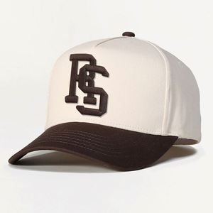 Custom Unisex Fitness Hats 5-Panel Cotton <b>Frame</b> Baseball Cap Puff Printing <b>Embroidery</b> Single Breasted Buckle Business Two-Tone - Product Image 1