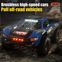 JJ 1:14 RC Crawler 4WD con Escobillas, Aceleración Totalmente Proporcional, 2.4GHz 4 Canales, Camión Todoterreno de Alta Velocidad con Control Remoto