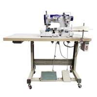 Machine à coudre industrielle à point de recouvrement à grande vitesse Britex 500-02BB pour la fixation de bandes et la couture de surpiqûres – Vente chaude