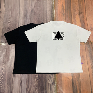 Custom 3D Embroidery 100 Cotton Mid-<b>Weight</b> Basic Style Men's Running Tshirt Soft Breathable Plain T Shirts Wholesale - Product Image 5