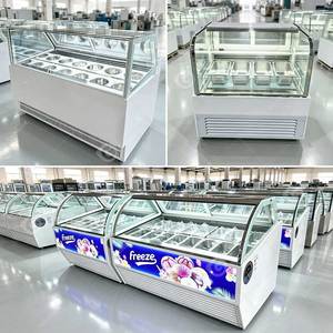 <span class=keywords><strong>Vitrine</strong></span> Réfrigérée Automatique 18 Plateaux pour Crème Glacée Dure et Gelato Italien – Idéale Hôtels – Thaïlande - Product Image 2