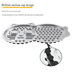 แผ่นเลียสแตนเลสสำหรับสุนัขและแมว ของเล่นชาม/ถาดป้อนอาหารช้า อุปกรณ์สัตว์เลี้ยง ขายส่ง ขนาดใหญ่ - Product Image 4