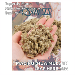 Produk Herbal Cina Mao Rui Hua Daun Mullein Kering Alami Potongan Mentah untuk Teh Herbal