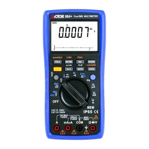 VICTOR 98A+ True RMS 0.05% Accuracy Digital Multimeters 22000 Counts RTD PT100 Thermocouple USB <b>Data</b> <b>Logger</b> Multimeter - Product Image 1