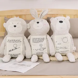 ร้อนขายการออกแบบใหม่ยัดไส้นุ่มหมีลิงกระต่ายการออกแบบเด็กของเล่นตุ๊กตาที่มีขายาว