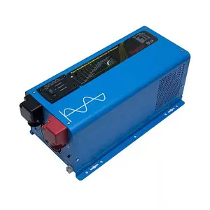 Precio al por mayor Inversor solar híbrido fuera de la red 6kw 3kw 1kw Inversor de energía solar de onda sinusoidal pura Salida monofásica para uso doméstico - Product Image 1