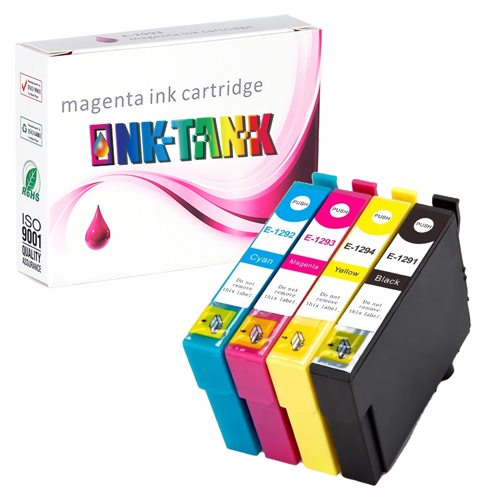 INK-TANK T1291 T1292 T1293 T1294 T1295 цвета Совместимый струйный картридж для Epson Stylus SX435W SX525WD SX235W принтер