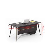 Bureau moderne pour PDG Mobilier de bureau Bureau Petite table de bureau simple avec armoire