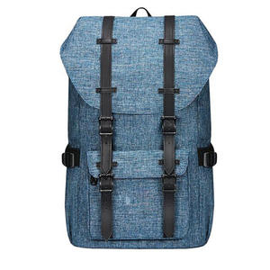 Sac à dos unisexe en cuir PU personnalisé, sac à dos pour ordinateur portable, sac de randonnée, sac à dos pour l'école, le bureau - Product Image 6