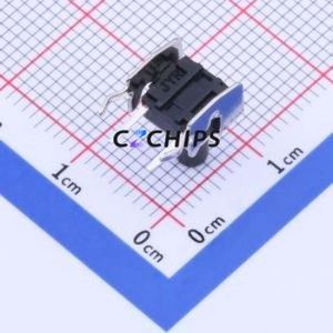K2-1102AQ-M4SW-01 Tactile Switch Bent Lead Through Hole,6x6mm Switch 2.5N Right Angle Insert 6mm 6mm - Product Image 2