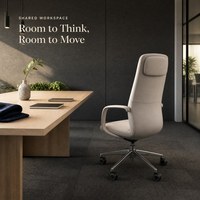 Chaise de bureau exécutive ergonomique à dossier haut en cuir, avec appui-tête fixe, pivotante et réglable, moderne, pour salon, chambre et bureau à domicile