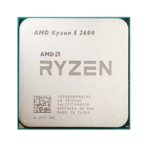 ขายส่งซีพียูเดสก์ท็อป R5 2600 3.4 GHz 65w ซ็อกเก็ต AM4 ราคาถูก ซีพียูราคาถูกสำหรับขาย - Product Image 1