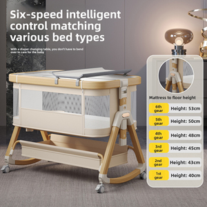 Cuna Portátil Multifuncional para Bebés Recién Nacidos de 0 a 36 Meses, Plegable 2 en 1, Cama Grande con Diseño Moderno - Product Image 2