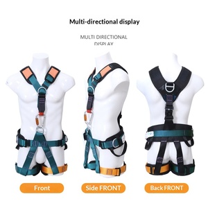 Imbracatura di Sicurezza a Cinque Punti per Lavori in Quota, Arrampicata su Roccia e Soccorso, Imbracatura Completa Confortevole in Poliestere - Product Image 3