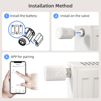 AVATTO Tuya Smart Life WIFI Válvula de radiador Controlador de temperatura Termostato de habitación Termostato programable Calefacción por suelo radiante