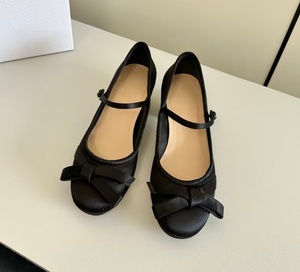 2026 New Brand Soft Pink Gentle Fairy Style Round-Toe Low-Heel Gentle Casual Commuting Bridal Attendant Shoes - Product Image 3