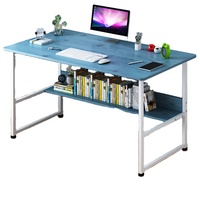 Bureau d'ordinateur simple et économique, bureau d'étude moderne pour chambre à coucher, table d'apprentissage pour étudiants, à un ou deux niveaux