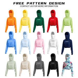 Chemises de pêche personnalisées à séchage rapide pour femmes, vêtements de protection solaire UPF 50 UV pour femmes, sweat à capuche de pêche, crop tops, vêtements de plage - Product Image 4