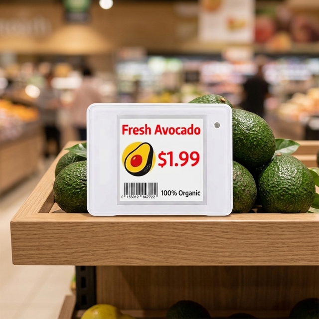 Digital Price Tags Electronic Shelf Label 2.13" E Ink ESL System for Supermarket Retail Store