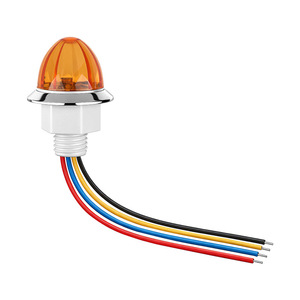 ไฟ LED ด้านข้างขนาด 1.25 นิ้วสีส้มสำหรับเปลี่ยนและซ่อมแซมรถบรรทุกพ่วง - Product Image 1