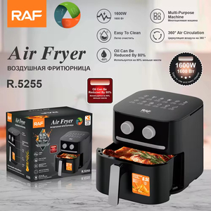 Friteuse à air électrique multifonction grande capacité pour la maison, sans huile, pour frites, pizzas, poulet, avec contrôle de la température et de la minuterie - Product Image 5