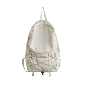 2025 mô hình mới nhất công suất lớn Nylon trường Ba lô siêu dễ thương thiết kế mới dây kéo đóng cửa không thấm nước cho sinh viên Ba lô - Product Image 3