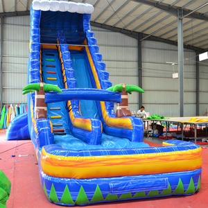 Château gonflable sur <span class=keywords><strong>le</strong></span> thème de l'arc-en-ciel pastel avec piscine, toboggan aquatique en PVC pour enfants, idéal pour les fêtes d'anniversaire à la <span class=keywords><strong>plage</strong></span>, matériel de <span class=keywords><strong>location</strong></span> - Product Image 3
