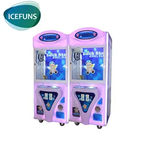 Şanslı yıldız oyuncak pençe çarşı vinç oyun makinesi vending business için