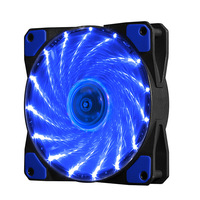 Ventilateur de refroidissement pour boîtier PC de 12 cm (120 mm) avec éclairage coloré pour châssis d'ordinateur de jeu, connecteur PWM 3 broches, 4 broches, 2510, prise de type D 4 broches
